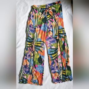 Kona Sol Tropical Coverup Pants Small